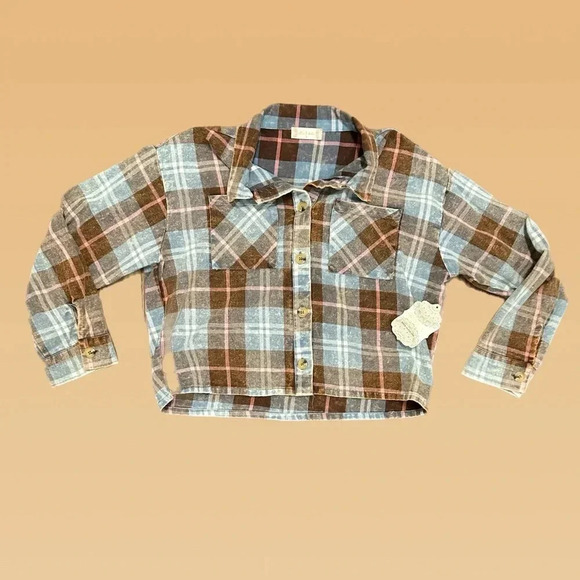 Altered State Cropped Flannel, NWT, Size Small - Picture 1 of 3